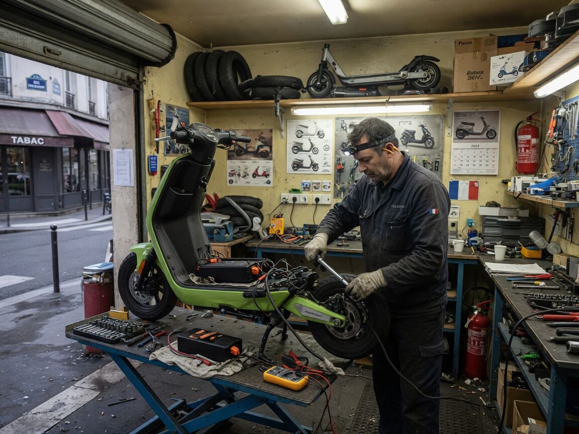 Réparation trottinette
